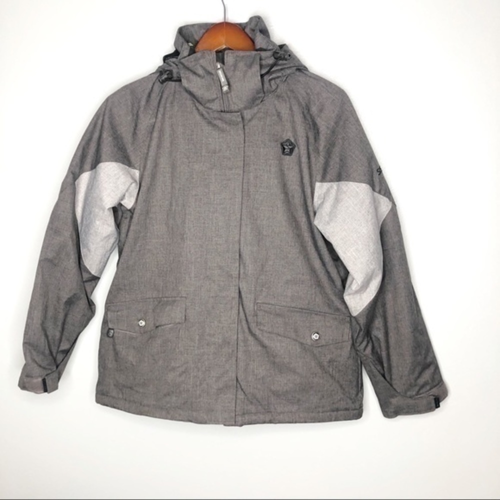 Sessions gray Devine Croshtch Jacket w/ REI